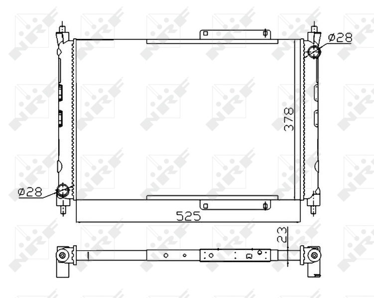 Radiateur NRF 55425A