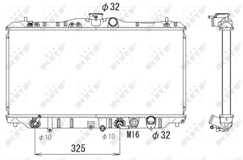 Radiateur NRF 556708