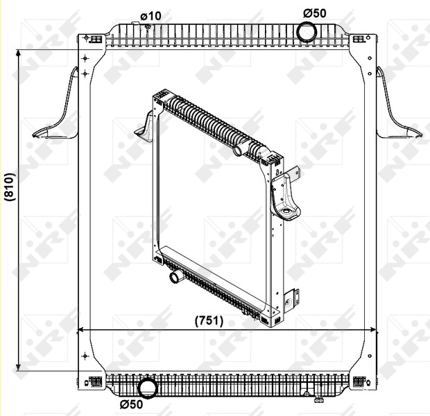 Radiateur NRF 559563