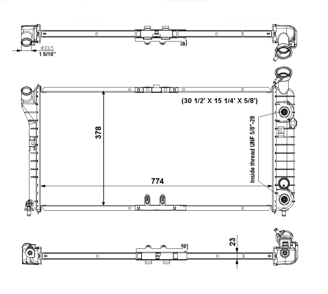 Radiateur NRF 56002