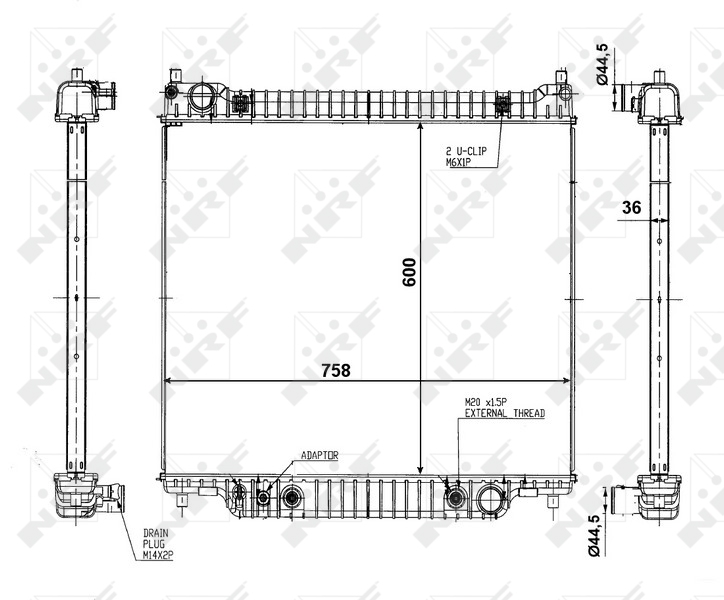Radiateur NRF 56026