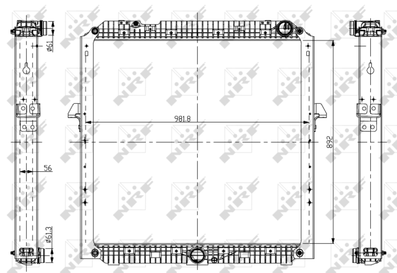NRF Radiateur 56067