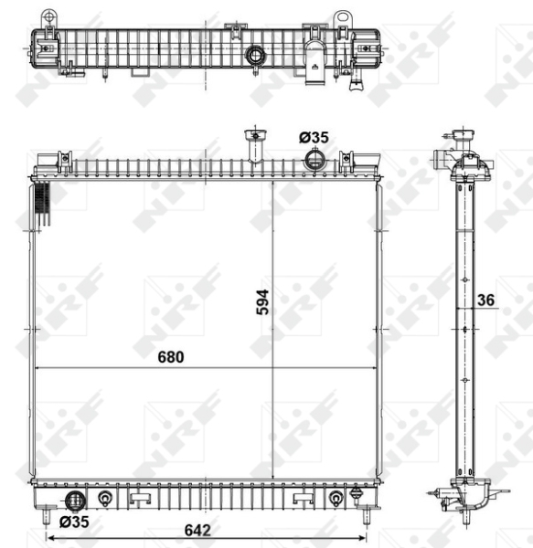 Radiateur NRF 56082