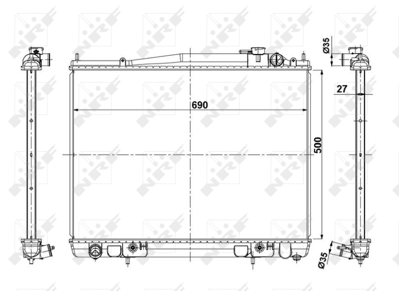 Radiateur NRF 56088