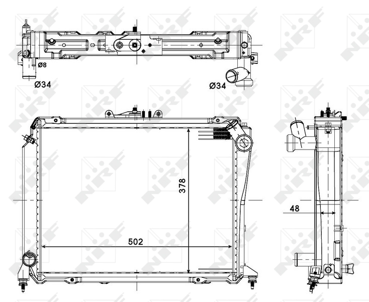 Radiateur NRF 56113