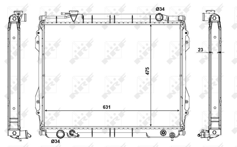Radiateur NRF 56119