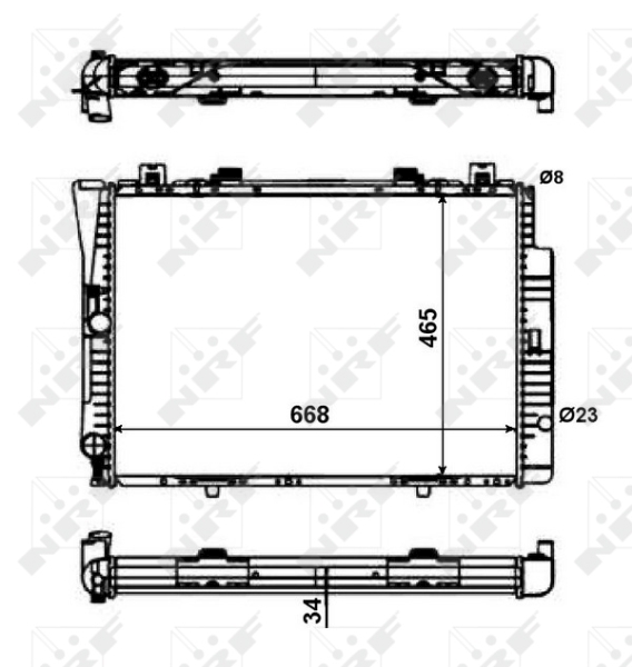 Radiateur NRF 56142