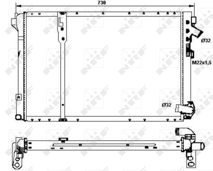 NRF Radiateur 58060