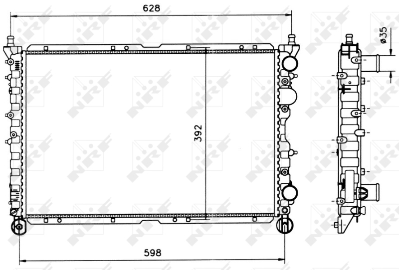 Radiateur NRF 58085