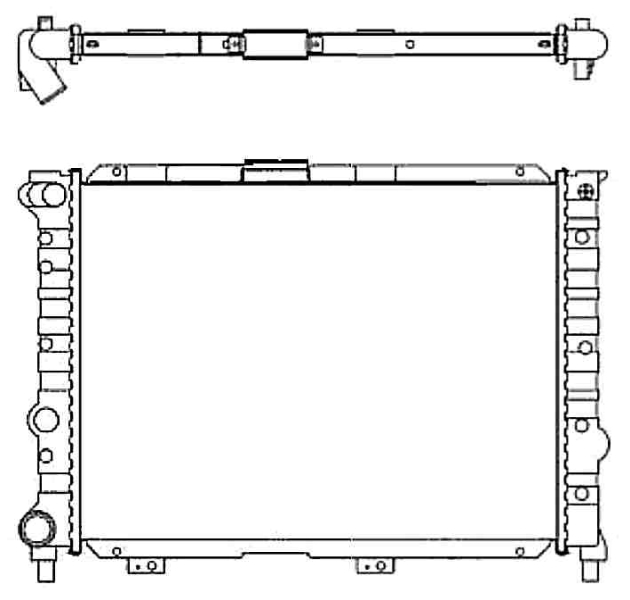 NRF Radiateur 58114