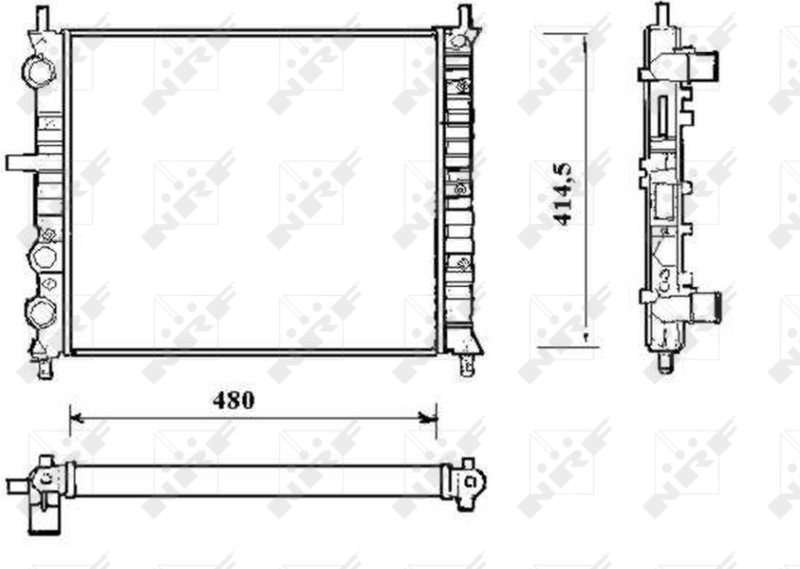 Radiateur NRF 58191