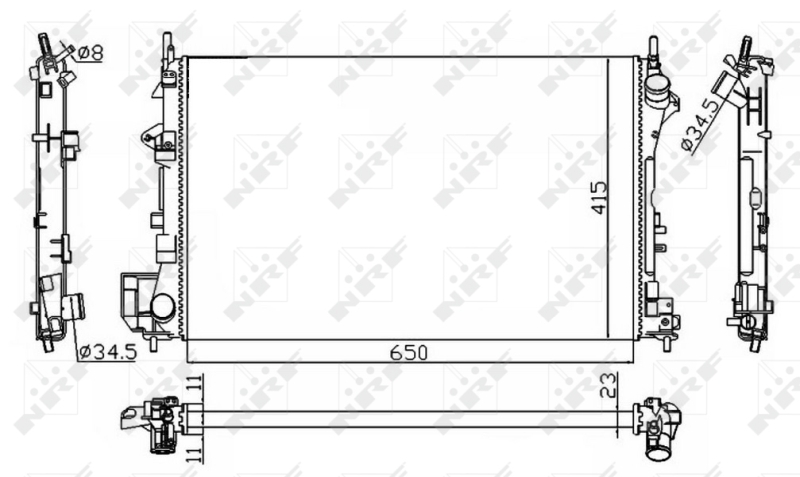 Radiateur NRF 58203A