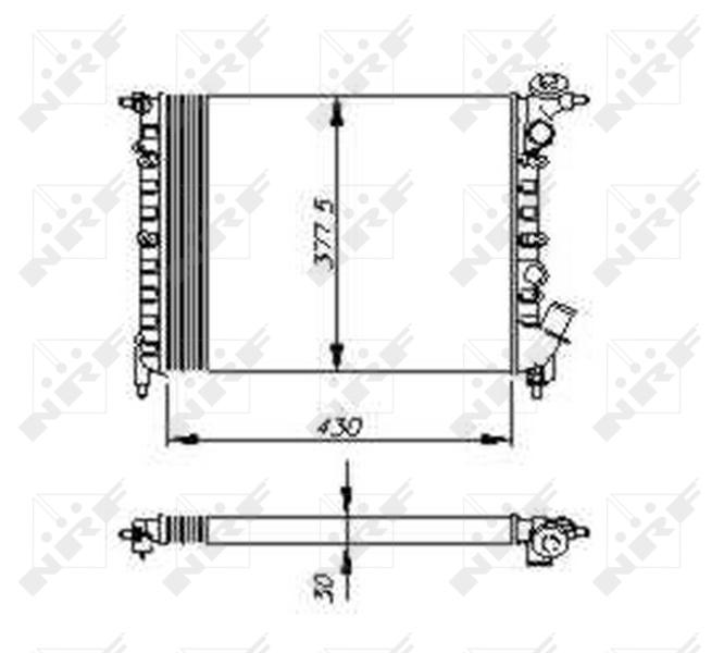 Radiateur NRF 58207