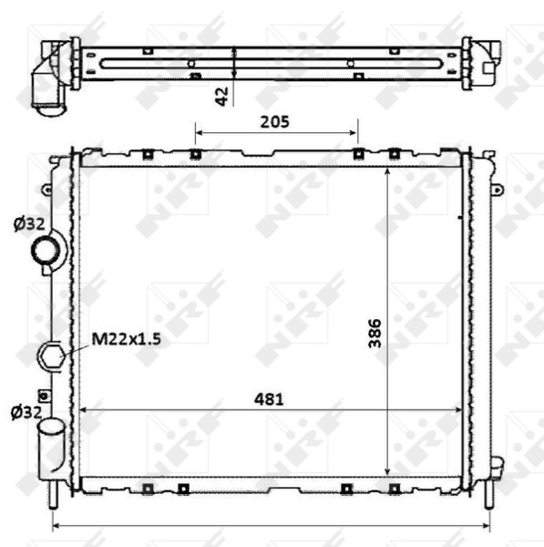 Radiateur NRF 58210