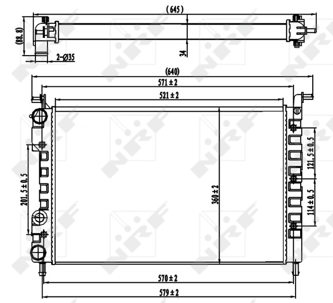 Radiateur NRF 58219