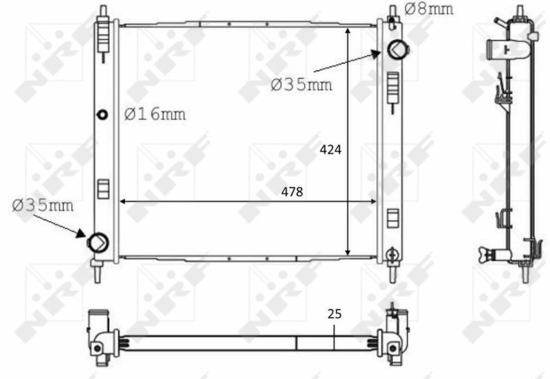 Radiateur NRF 58231