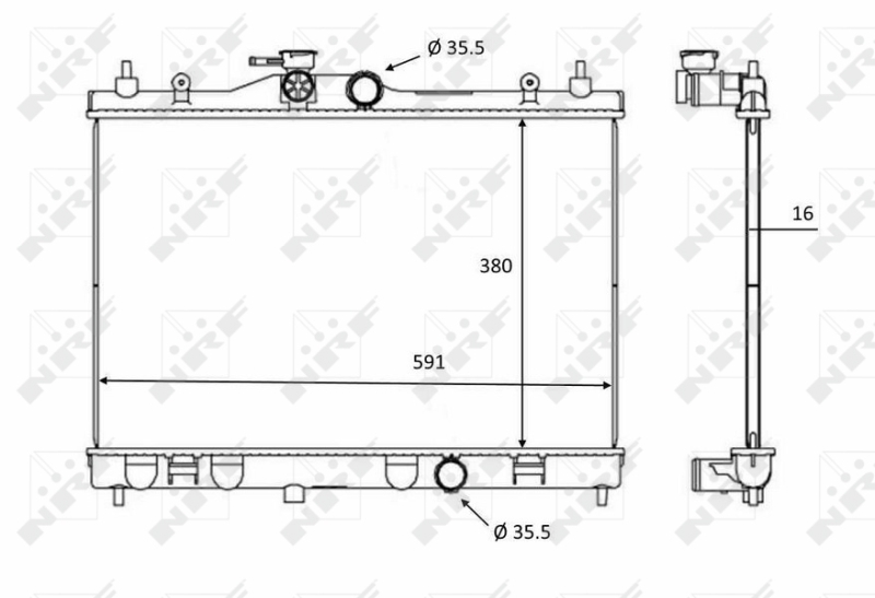 Radiateur NRF 58236