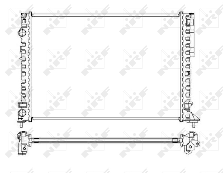 NRF Radiateur 58242