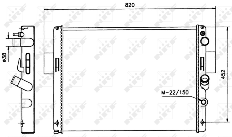 Radiateur NRF 58243