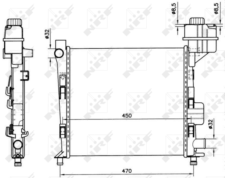 Radiateur NRF 58252