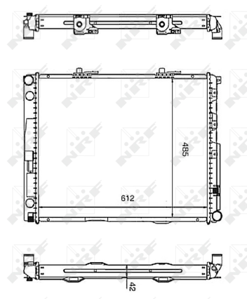 Radiateur NRF 58253