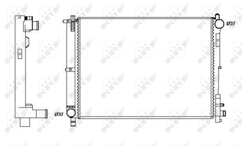 NRF Radiateur 58263A