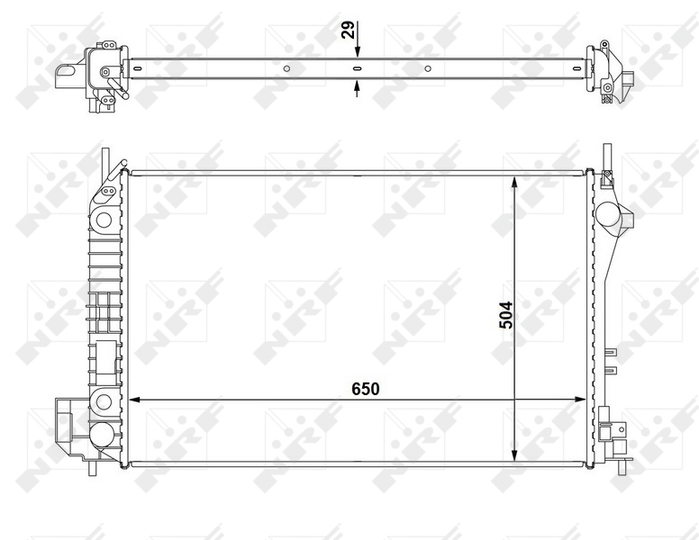 Radiateur NRF 58294