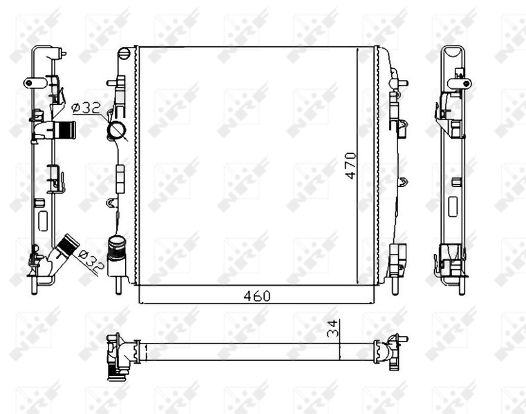 Radiateur NRF 58317A