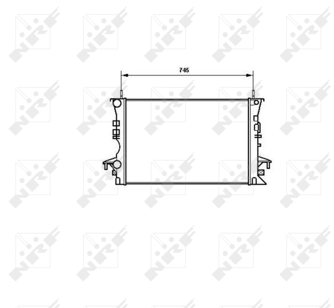 NRF Radiateur 58318