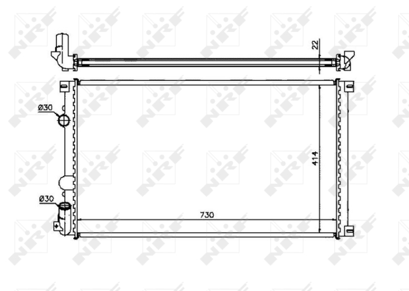 Radiateur NRF 58321