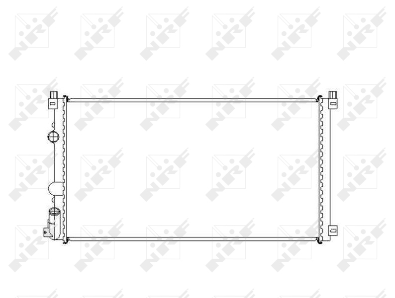 NRF Radiateur 58322