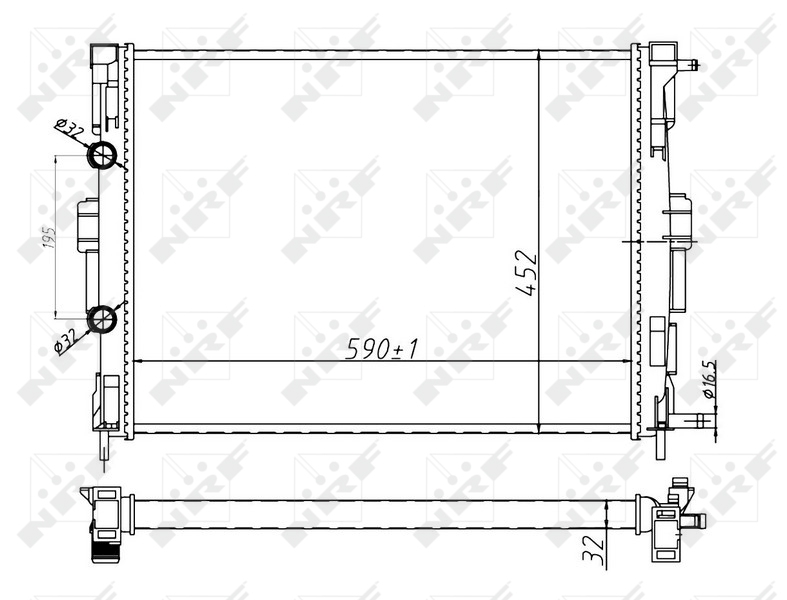 Radiateur NRF 58329A