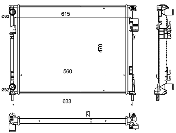 NRF Radiateur 58333