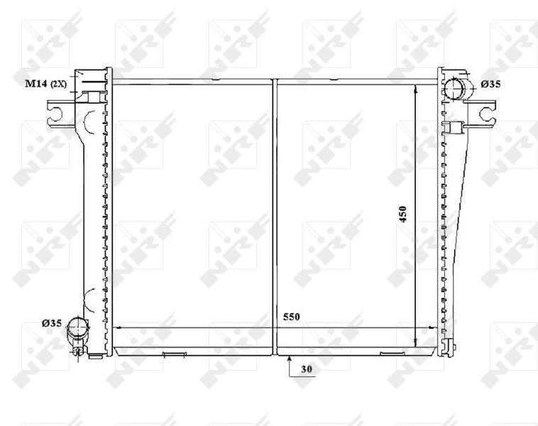 Radiateur NRF 58338