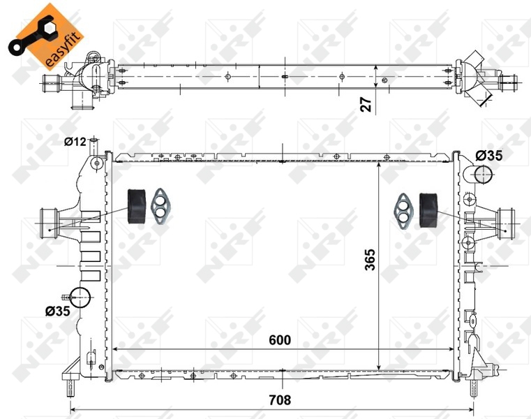 Radiateur NRF 58344