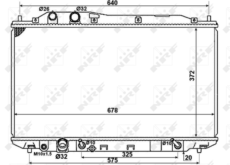 Radiateur NRF 58379