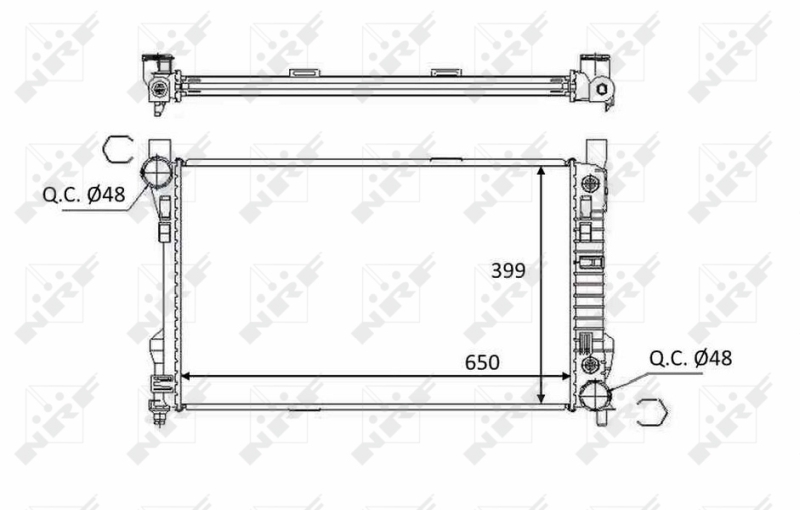 Radiateur NRF 58390