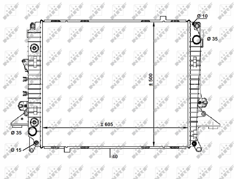 Radiateur NRF 58463