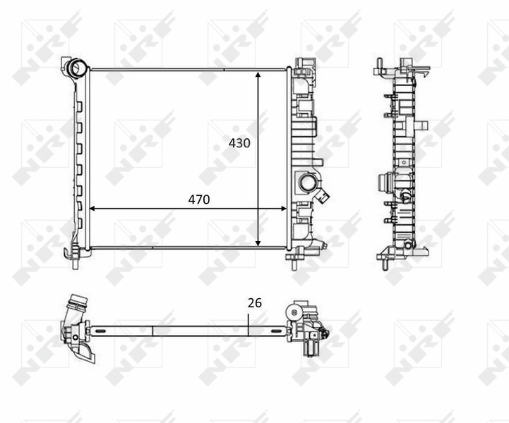 Radiateur NRF 58473