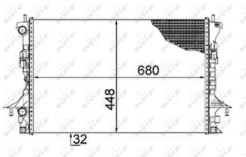 Radiateur NRF 58479