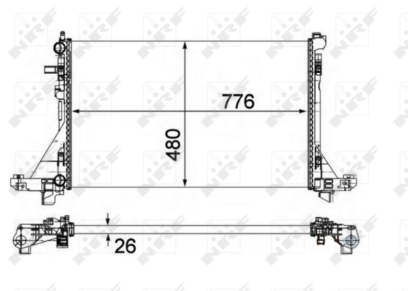 Radiateur NRF 58482