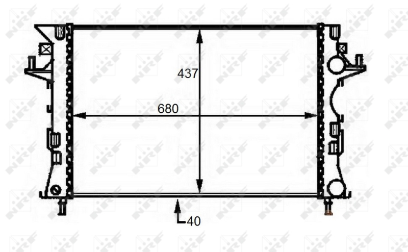 Radiateur NRF 58490