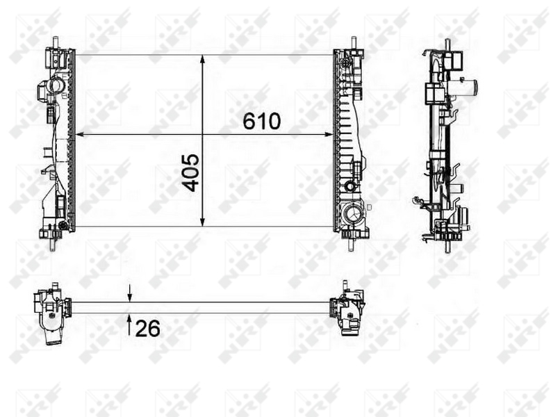 Radiateur NRF 58492