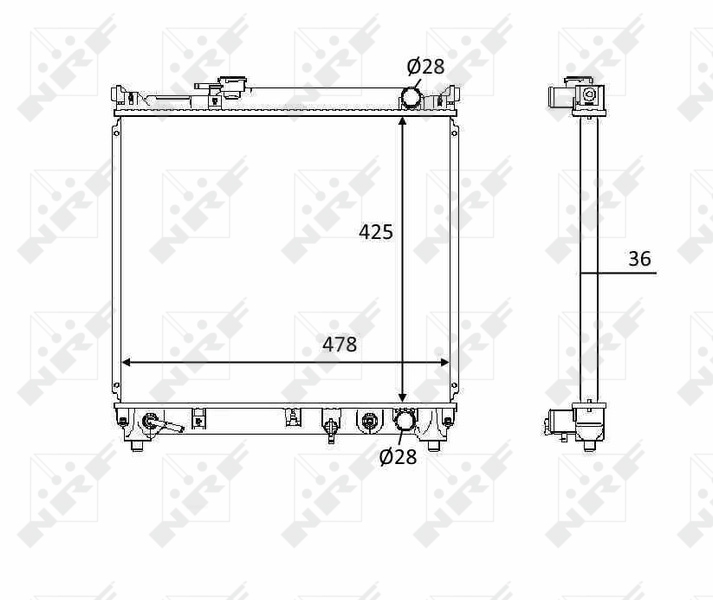 Radiateur NRF 58536