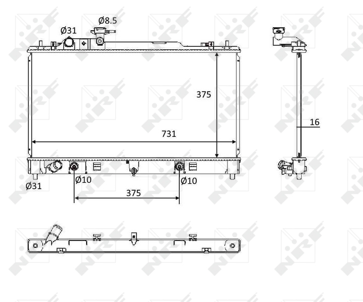 Radiateur NRF 58561