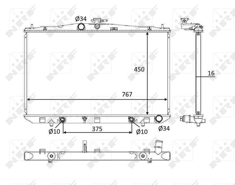 Radiateur NRF 58610