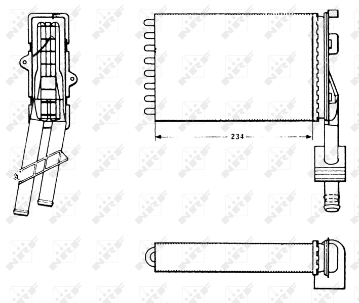 NRF Kachelradiateur 58620