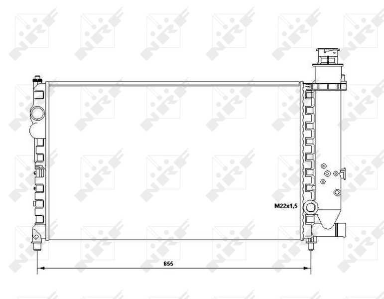 Radiateur NRF 58683