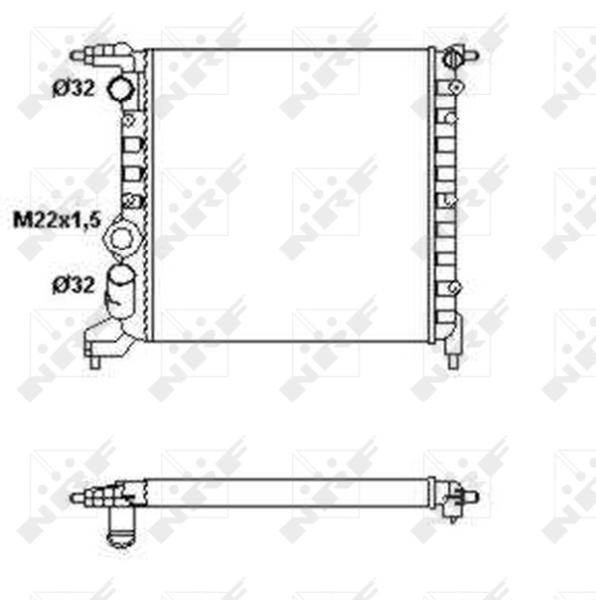 Radiateur NRF 58783