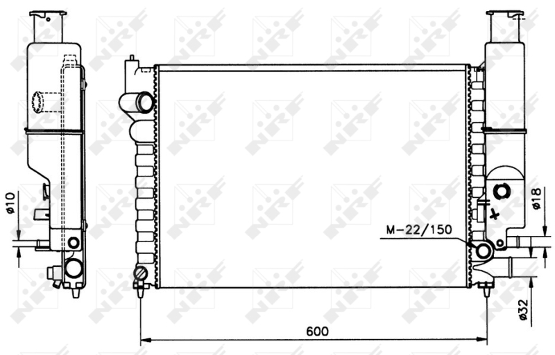 Radiateur NRF 58802